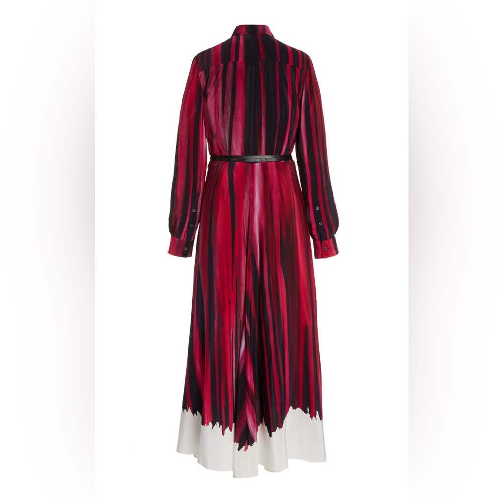 Altuzarra Judina Striped Silk Midi Shirt Dress - Picture 3 of 14